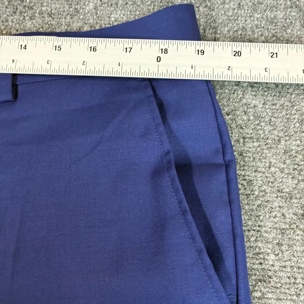 Mantoni Mens Royal Blue 100% Fine Wool 2 Button Suit Set M40901 Size 36R